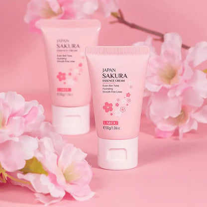 SAKURA スキンケアセット アイ＆フェイスケア（アイクリーム、洗顔料、フェイシャルオイル、リップマスク、ピールオフマスク）保湿 全肌質対応