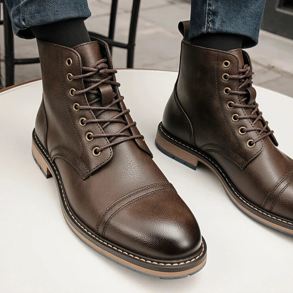 Boots Military Strong Wear-Resistant Outdoor Breathable Boots Army by PETAL & GLOW