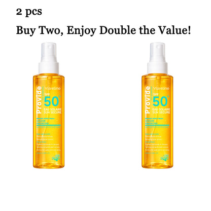 100ML SPF50 日焼け止めスプレー ベタつかない 肌保護 保湿 なめらかさ向上 リフレッシュ 日焼け防止 日焼け止めスプレー