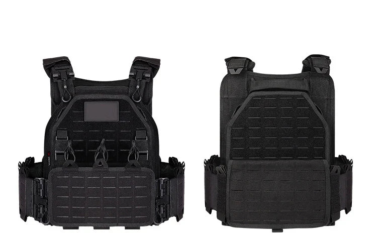 YAKEDA Tactical Vest Outdoor Hunting Plate Carrier Protective Adjustable Vest Airsoft Carrier Combat Equipment 6094 Vest by PETAL & GLOW