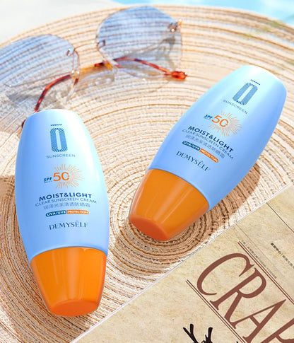 日焼け止め SPF50+ 顔・体用 日焼け止め 美白サンクリーム サンブロック 肌保護クリーム アンチエイジング オイルコントロール 保湿