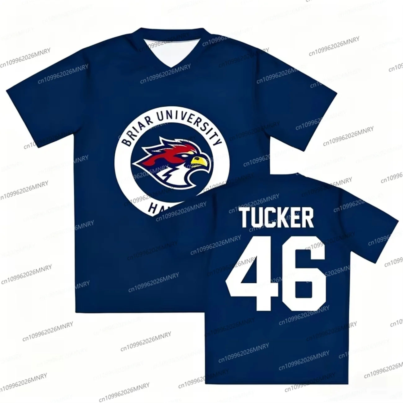 メンズ Tシャツ レディース オフキャンパス ブライアー大学 ジャージ グラハム 44 ファン 22 ディ・ラウレンティス 66 タッカー46 Tシャツ 半袖 メンズ Tシャツ