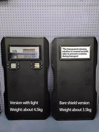 High-strength ABS Impact-resistant Flash Shield Live CS Riot Shield Cos Shield Prop Equipment Can Be Customized by PETAL & GLOW