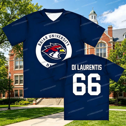 メンズ Tシャツ レディース オフキャンパス ブライアー大学 ジャージ グラハム 44 ファン 22 ディ・ラウレンティス 66 タッカー46 Tシャツ 半袖 メンズ Tシャツ