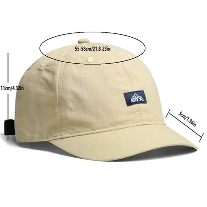 New Summer Quick-drying Cap Fashion Outdoor Sports Sunscreen Breathable Mesh Cap
