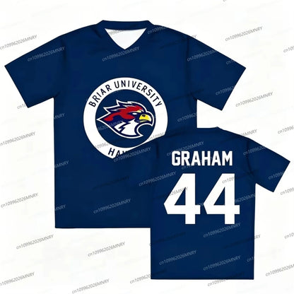 メンズ Tシャツ レディース オフキャンパス ブライアー大学 ジャージ グラハム 44 ファン 22 ディ・ラウレンティス 66 タッカー46 Tシャツ 半袖 メンズ Tシャツ