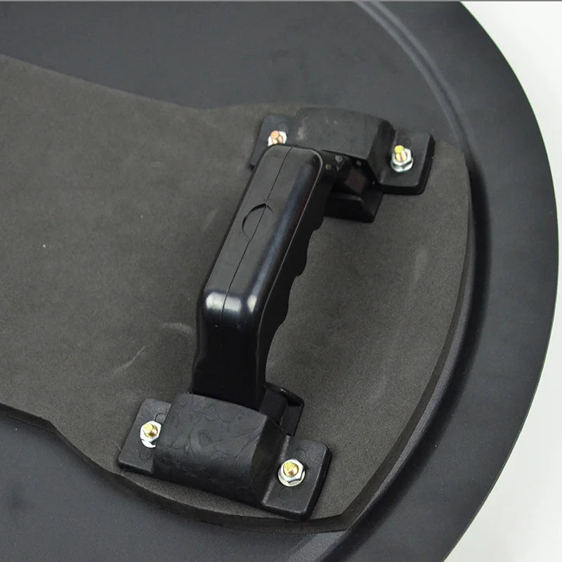 Hand Held Aluminum Alloy Riot Shield Round Tactical Shield Security Equipment Security Equipment Supplies by PETAL & GLOW