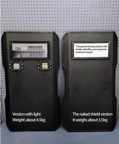 High-strength ABS Impact-resistant Flash Shield Live CS Riot Shield Cos Shield Prop Equipment Can Be Customized by PETAL & GLOW