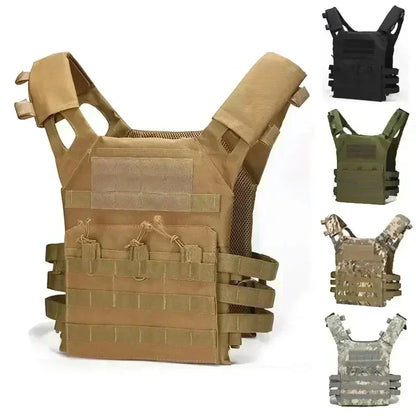 600D Body Armor Molle Hunting Lightweight Plate Carrier JPC tactical Vest With EVA Foam Board CS Game Jungle Security Equipment by PETAL & GLOW
